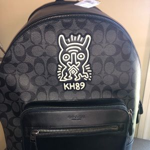 New Coach Leather Backpack